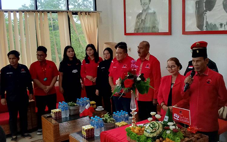 PDIP Kalteng Gelar Perayaan HUT ke-52, Jaga Kekompakan dan Soliditas Kader