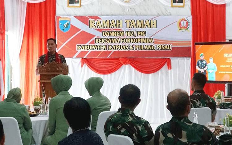 Danrem 102 Panju Panjung Awali Kunjungan Kerja ke Kodim 1011 Kuala Kapuas