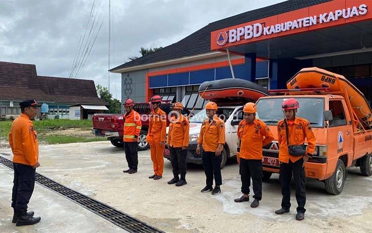 BPBD Kapuas Kerahkan Personel Cari Warga Desa Teluk Hiri Diduga Tenggelam