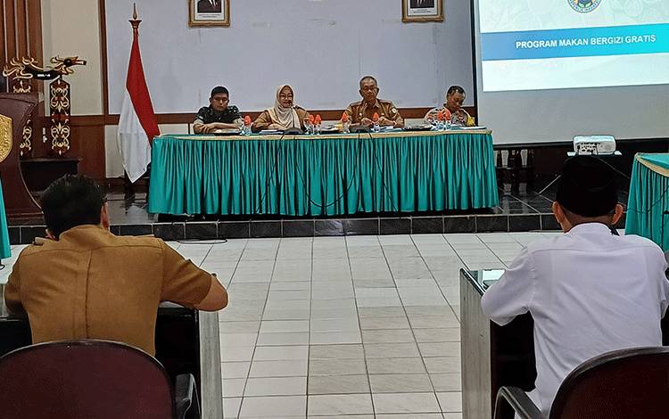 Pemkab Kotim Gelar Rapat Koordinasi Uji Coba Pelaksanaan Program Makan Bergizi Gratis