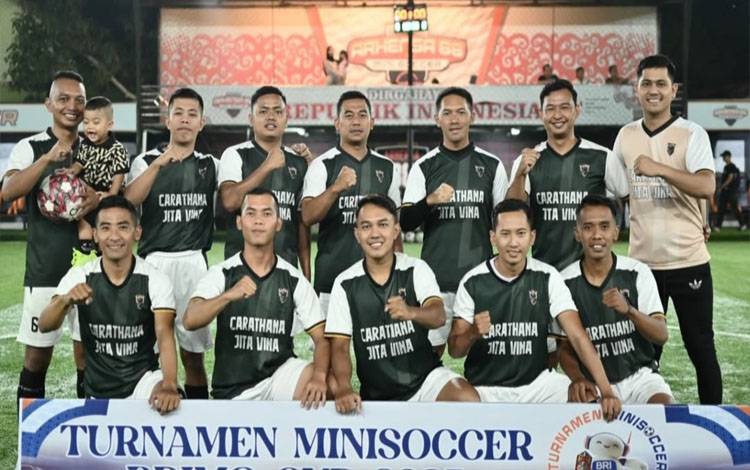 Kodim 1011 Kuala Kapuas Ikuti Turnamen Mini Soccer Brimo Cup 2025