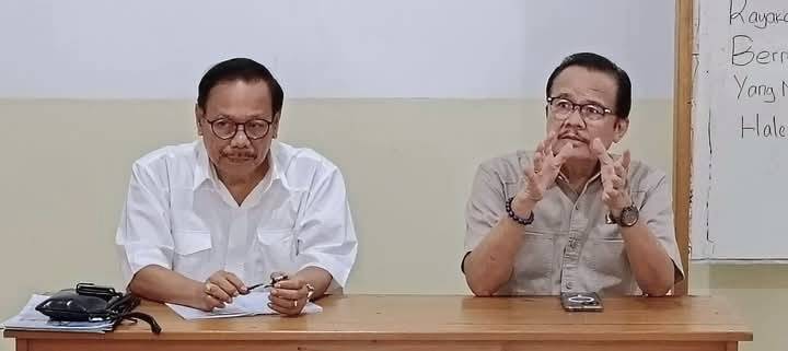 Teras Narang Cek Pembangunan Kembali Gereja Maranatha Pasca Kebakaran