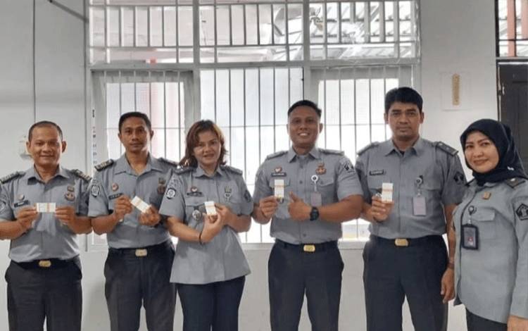 LPP Kelas IIA Palangkaraya Gelar Tes Urine Mendadak