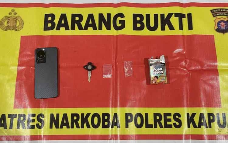 Satresnarkoba Polres Kapuas Tangkap Pengedar Sabu