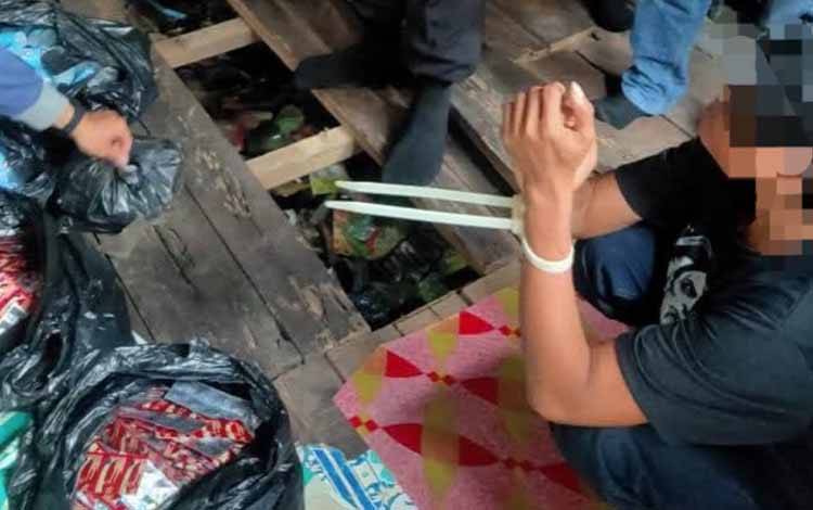 Polsek Kapuas Timur Amankan Pria Ini karena Miliki Ribuan Butir Obat Terlarang