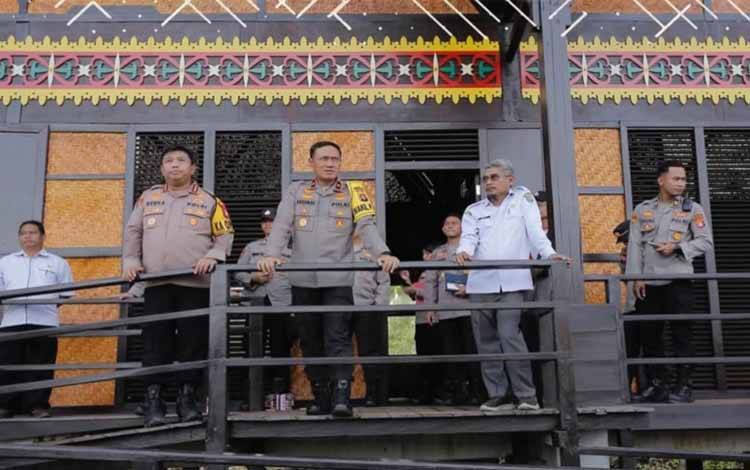 Wakapolda Kalteng Pantau Pembangunan SD Alam untuk Pastikan Infrastruktur Berkualitas