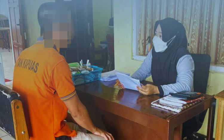 Rutan Kapuas Skrining Napza Bagi WBP dan Tahanan Baru