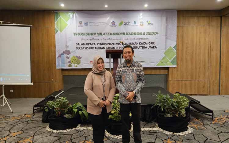 Prof Rahmawaty menghadiri Workshop REDD+ dan NEK yang diselenggarakan pada 16-17 Januari 2025 di Hotel Radisson, Medan.(FOTO: Dokumentasi Prof Rahmawaty untuk Borneonews)