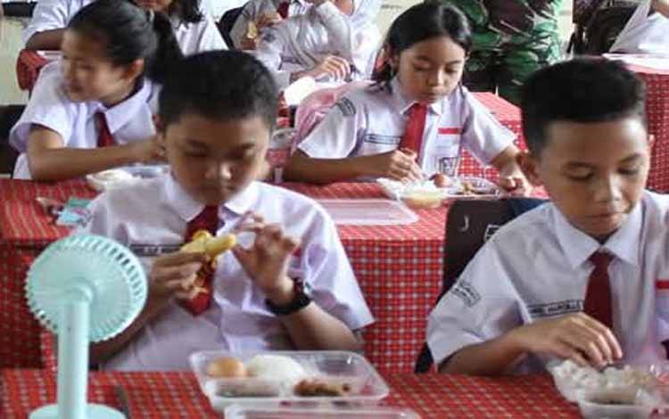 Program MBG di Sekolah Dasar Palangka Raya (Foto:Istimewa)
