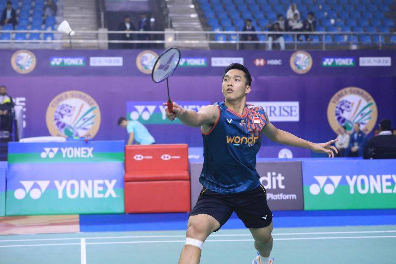 Jonatan Terhenti di Semifinal India Open Usai Lakoni Rubber Game Ketat