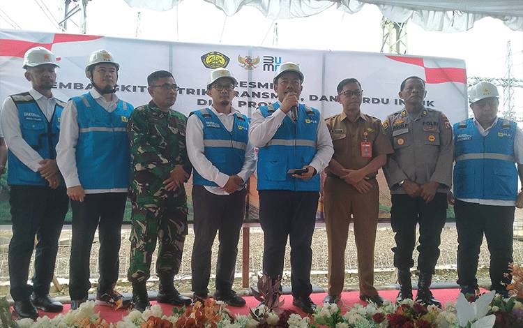 Proyek Transmisi SUTT 150 kV Kendawangan-Sukamara Diresmikan