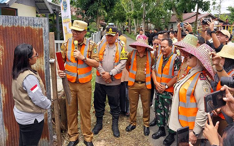 Program Gemapatas Kanwil BPN Kalteng Pasang Belasan Ribu Patok Tanah