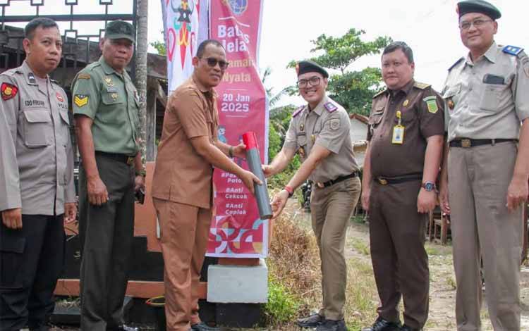 Pj Sekda Seruyan Dorong Kesadaran Pentingnya Pemasangan Tanda Batas Tanah