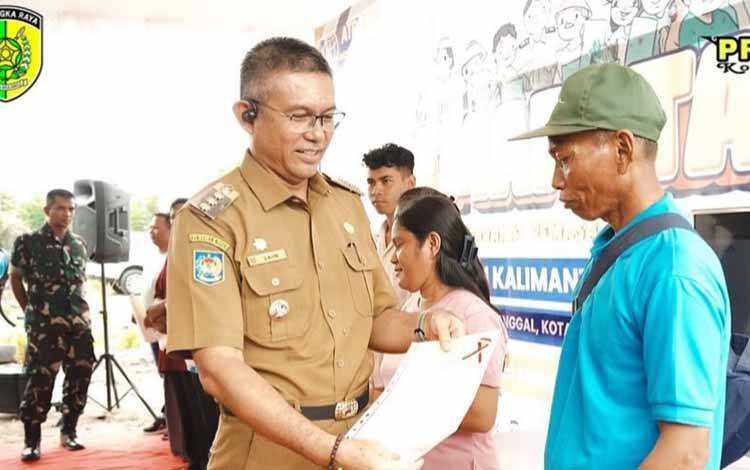 Pj Wali Kota Palangka Raya Harap Redistribusi Tanah Tingkatkan Kesejahteraan