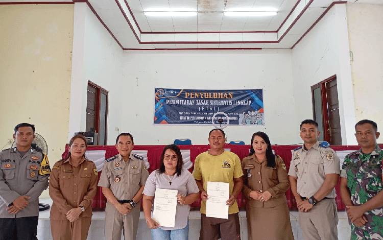 Kantor Pertanahan Gumas Beri Penyuluhan kepada Masyarakat Soal PTSL