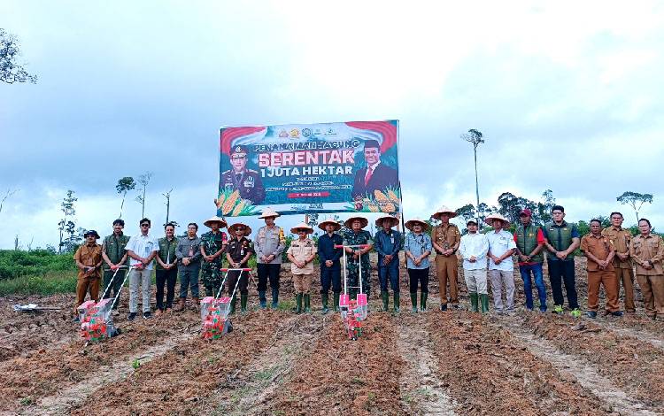 Polres Gunung Mas Turut Dukung Swasembada Pangan