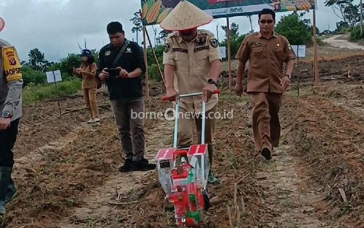 Pj Bupati Berharap Akan Ada Lebih Banyak Kebun Jagung di Gunung Mas