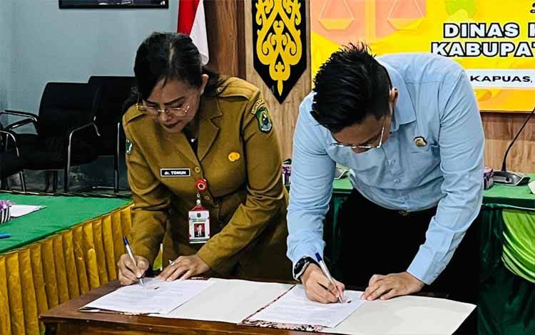 Dinkes Kapuas dan Kejari Teken MoU Pendampingan Pengadaan Barang dan Jasa 2025
