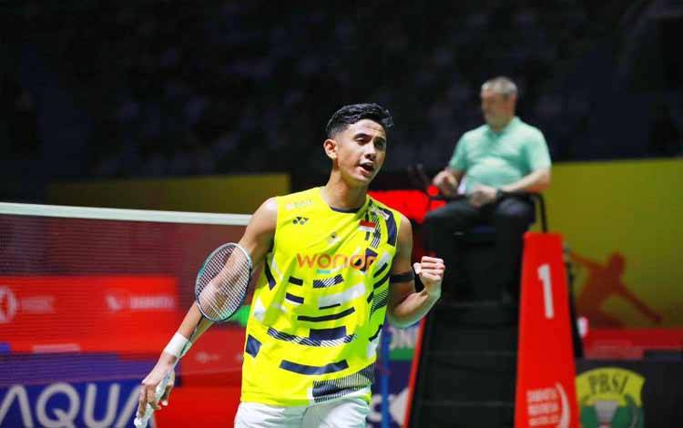 Jonatan Christie Melaju ke Perempat Final Setelah atasi Lin Chun-Yi
