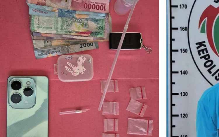 Satresnarkoba Polres Seruyan Amankan Pengedar Sabu di Rantau Pulut