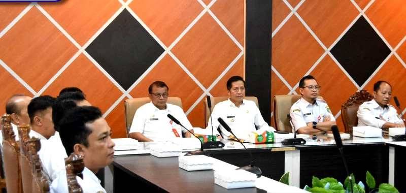 Pemkab Barito Utara Ikuti Launching SPI Tahun 2024 Melalui Zoom Meeting