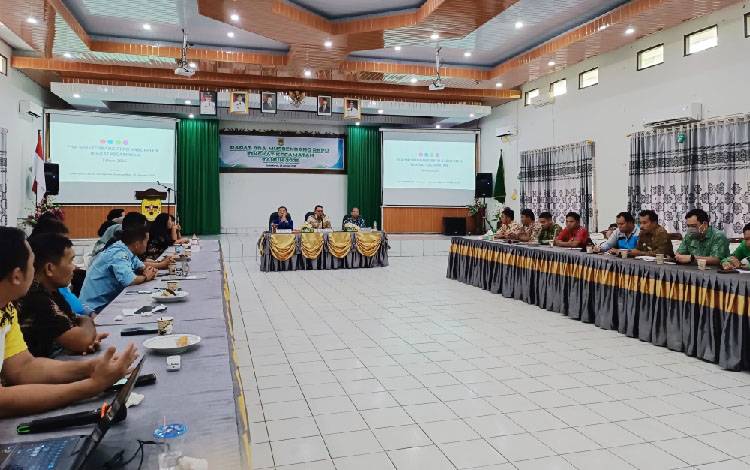Sekda Gunung Mas Berharap Perencanaan Pembangunan Harus Sejalan dengan Visi Misi Daerah