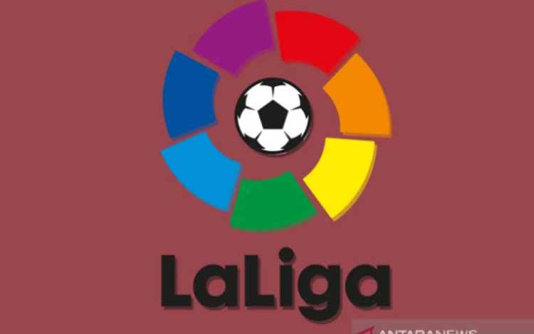 Logo kompetisi La Liga Spanyol. (ANTARA/Gilang Galiartha)