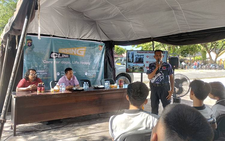 Polsatwa Polda Kalteng Gelar Coaching Clinic