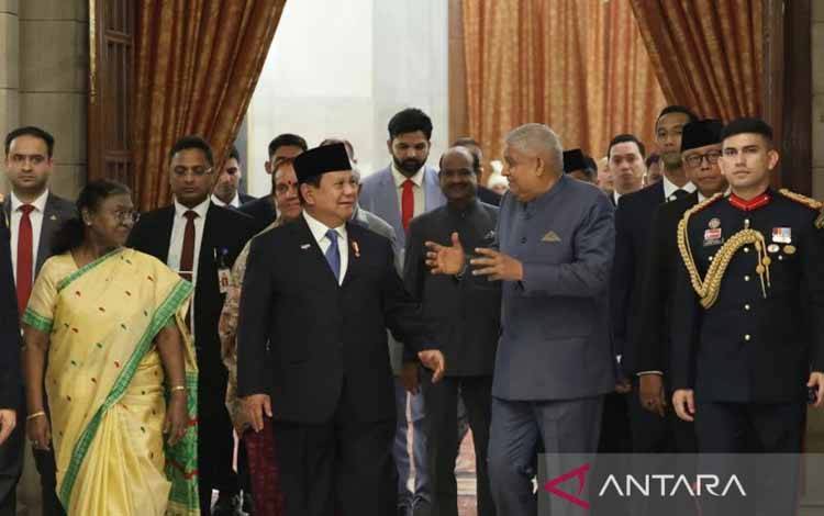 Prabowo Soroti Sejarah Panjang RI-India saat Jamuan Kenegaraan