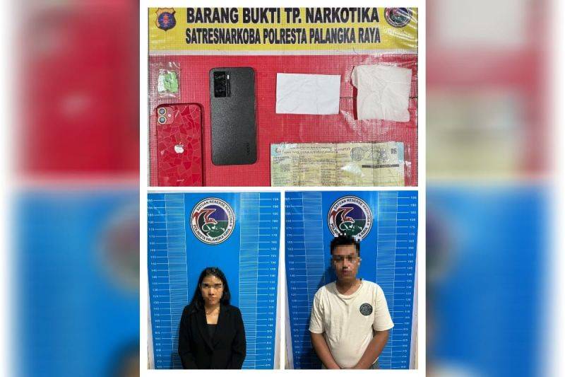 Pasutri Pembawa Pil Ekstasi di Palangka Raya Terancam 20 Tahun Penjara