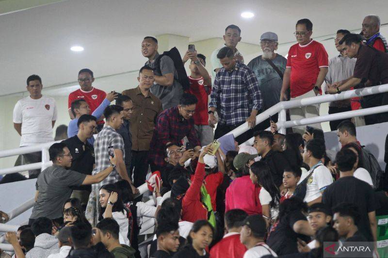 Wapres Saksikan Laga Indonesia U-20 Lawan Suriah di Sidoarjo