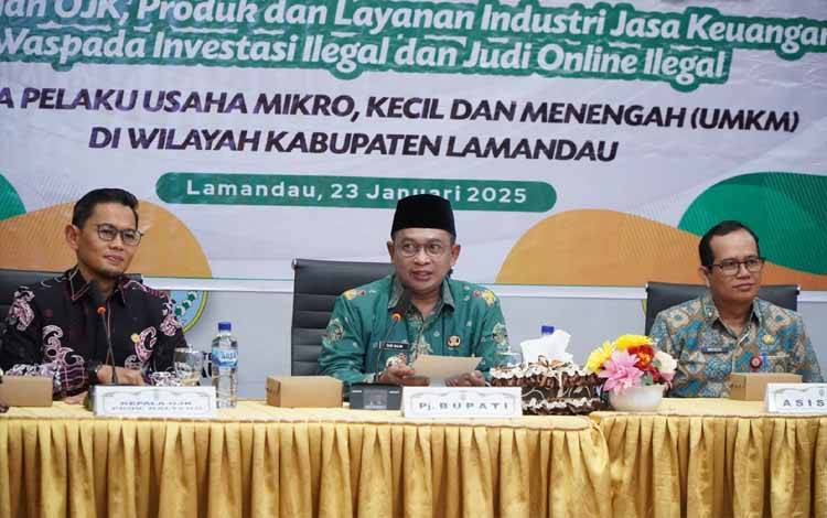 OJK Kalteng Gelar Edukasi Gencarkan di Lamandau