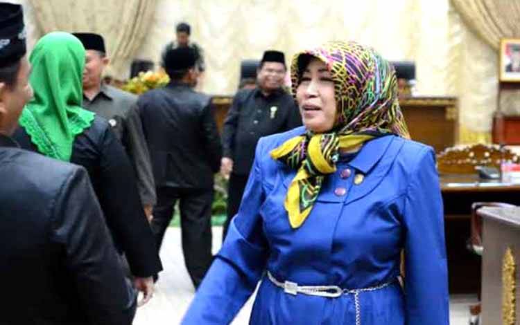 Ketua DPRD Barito Utara, Mery Rukaini MIP.(foto: Dhani)