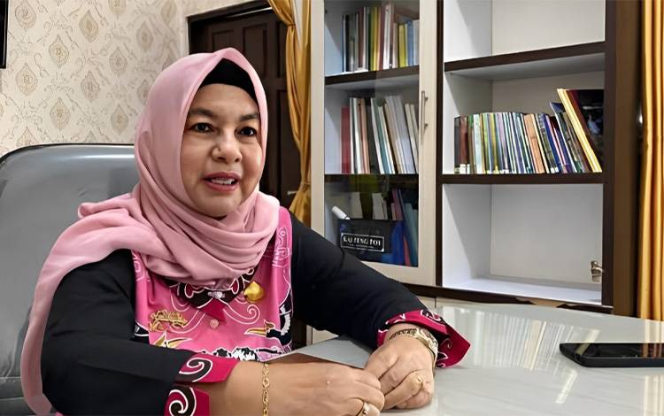 Kepala BPPRD Kota Palangka Raya, Emi Abriyani. (FOTO: HENDRI)