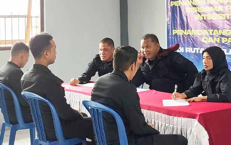 Rutan Tamiang Layang Adakan Asesmen Pembentukan Tim Kerja Pembangunan Zona Integritas