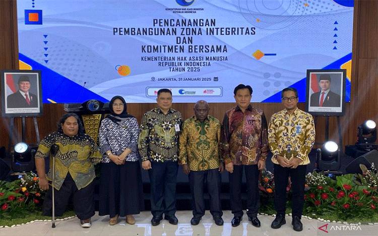 Kementerian HAM Canangkan Zona Integritas Sebagai Komitmen Antikorupsi