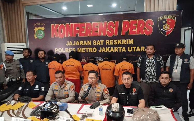 Polisi Tangkap Lima Pelaku Begal yang Lukai Korbannya