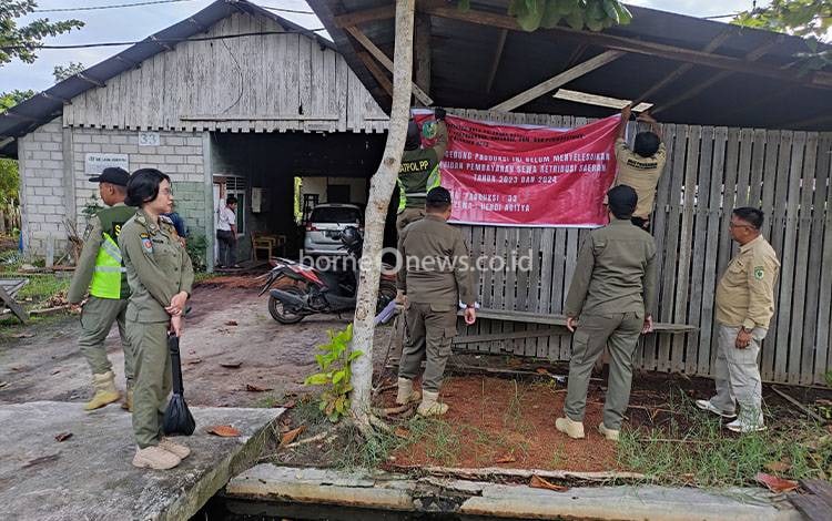 Pemko Palangka Raya Genjot PAD dengan Pasang Spanduk Peringatan Retribusi