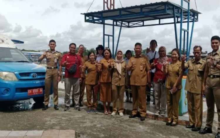 Layanan Perpustakaan keliling di kawasan puntun Palangka Raya. (FOTO: HUMAS