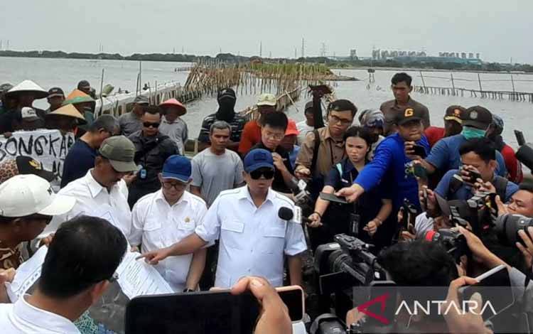Nusron Kaget Pagar Laut Bekasi Memiliki SHGB Seluas 581 Hektare