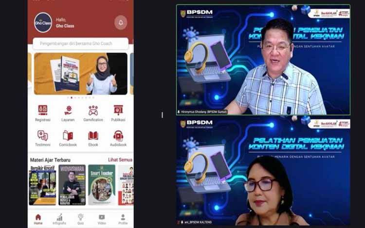 BPSDM Kalteng Tingkatkan Kemampuan ASN Membuat Konten Digital