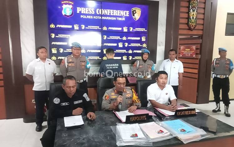 Polres Kotim Tetapkan Mantan Kades Bamadu Jadi Tersangka Korupsi Dana Desa, Pelaku Ditahan