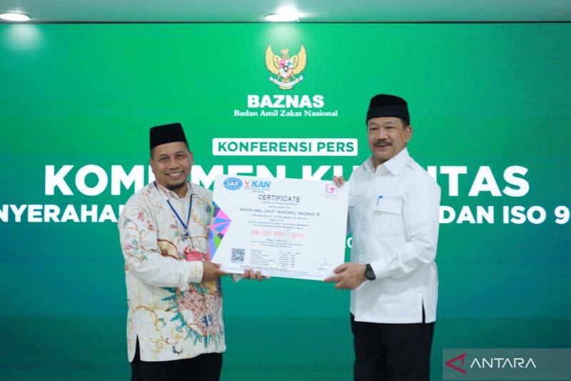 Baznas Perkuat Tata Kelola Zakat dengan Sertifikasi ISO Anti-Suap