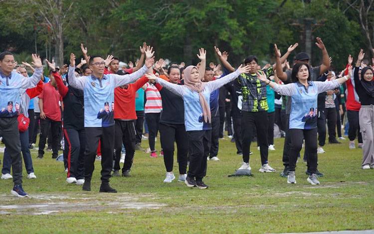 Pemprov Kalteng Tingkatkan Kebugaran ASN