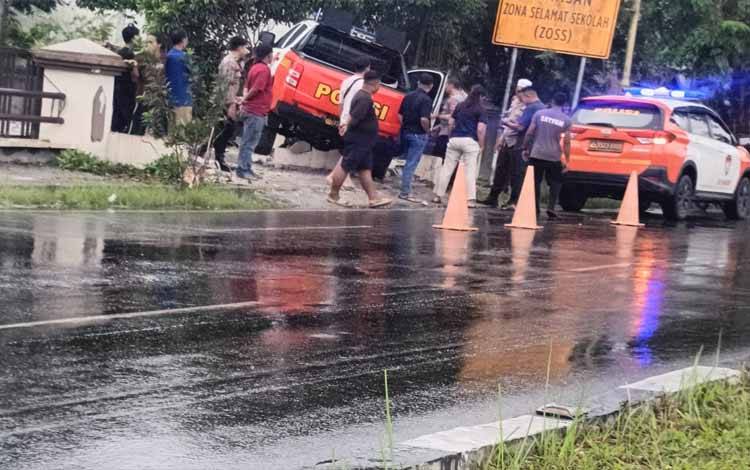 Mobil Polisi Tabrak Pagar Gereja, Ini Kata Kabid Humas Polda Kalteng