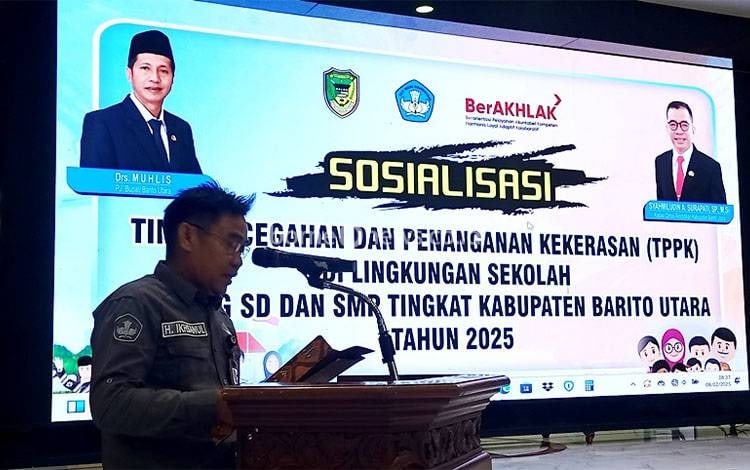 Sosialisasi Tim Pencegahan dan Penanganan Kekerasan di Sekolah Digelar di Muara Teweh
