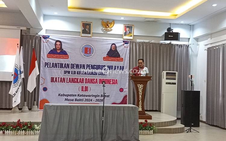 Pesan Pj Bupati Kobar Pada Pelantikan DPW ILDI Kobar
