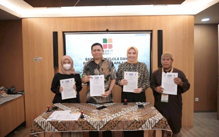Penandatanganan perjanjian kerjasama BPDP terkait penyaluran dana Pasar dan Sarpras Gelombang I tahun 2025.(FOTO: Istimewa)