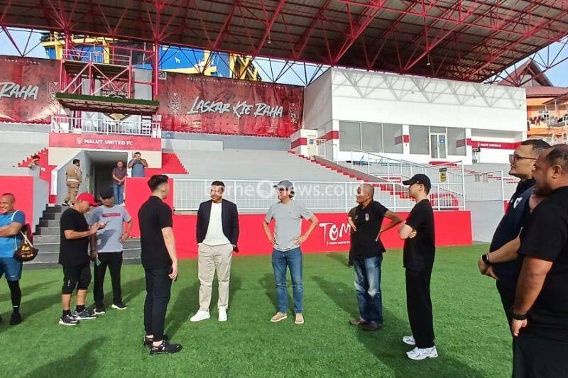 Asisten Pelatih Timnas Pantau Laga Malut United vs Borneo FC