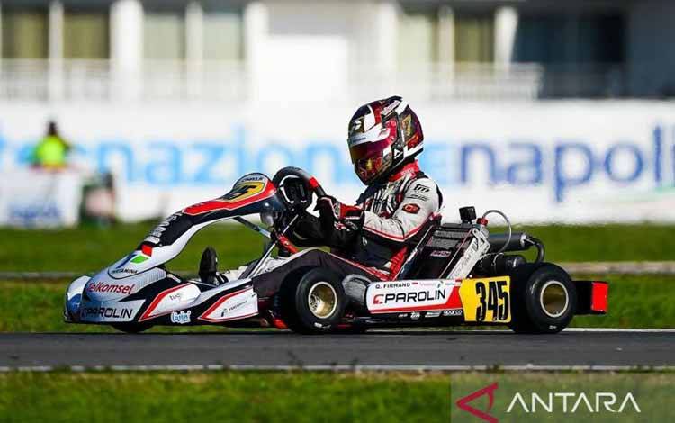 Qarrar Firhand Raih Poin Pertama di WSK Super Master Series Sarno 2025